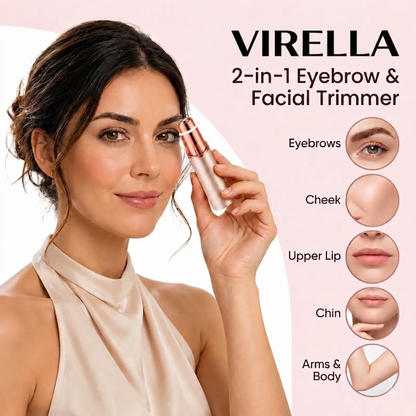 Virella™ Precision 2-in-1 Facial & Brow Trimmer