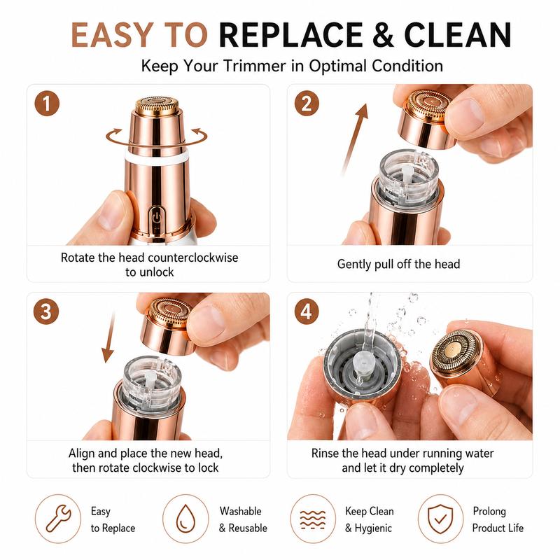 Virella™ Precision 2-in-1 Facial & Brow Trimmer