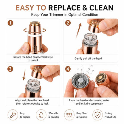 Virella™ Precision 2-in-1 Facial & Brow Trimmer