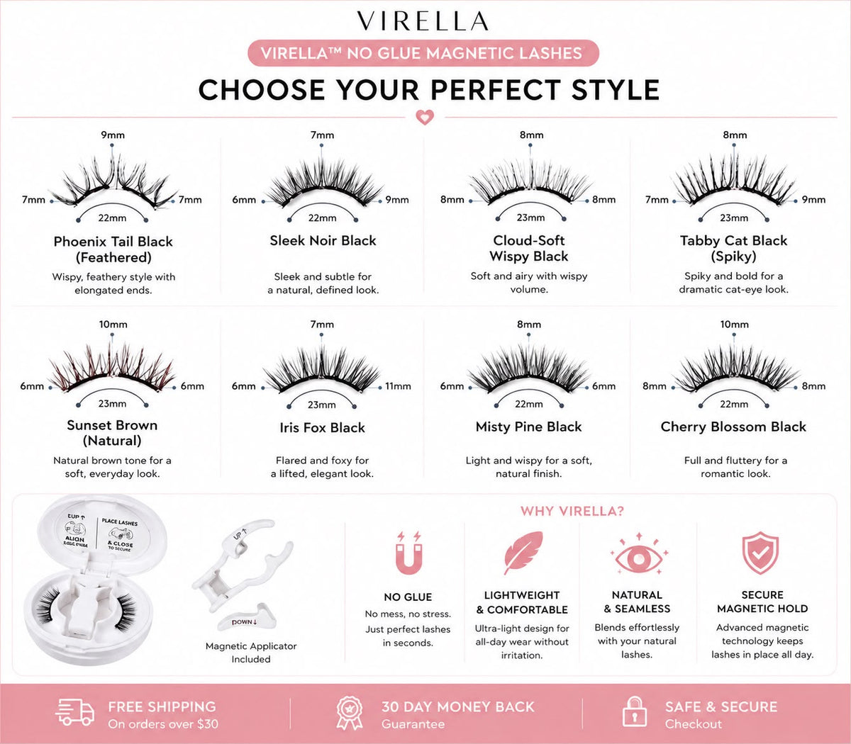 Virella™ No Glue Magnetic Lashes