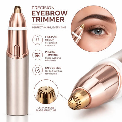 Virella™ Precision 2-in-1 Facial & Brow Trimmer